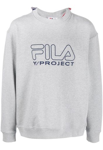 Y/Project Felpa girocollo con logo - Grigio