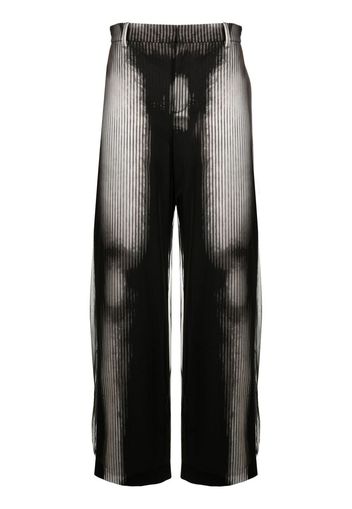 Y/Project Pantaloni dritti Body Morph Y/Project x Jean Paul Gaultier - Nero