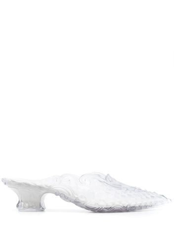 Y/Project Melissa 55mm pointed-toe mules - Bianco