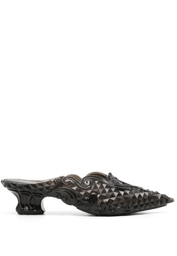 Y/Project x Melissa 55mm filigree-detailing mules - Nero