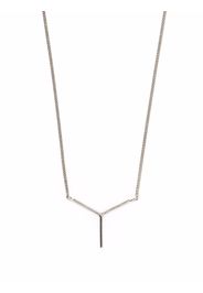 Y/Project Y-shaped necklace - Argento