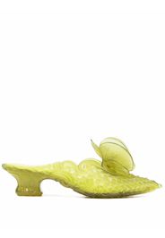 Y/Project x Melissa Floral Point mules - Verde