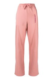 Y/Project Pantaloni sportivi oversize con ricamo - Rosa