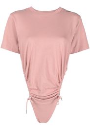 Y/Project cut-out detail body T-shirt - Rosa