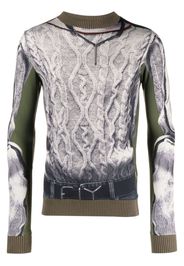 Y/Project x Jean Paul Gaultier trompe l'oeil sweatshirt - Toni neutri