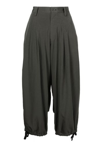 Y's Pantaloni con cavallo basso - Verde