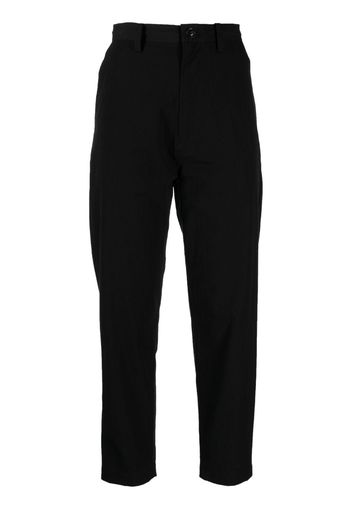 Y's Pantaloni crop a vita alta - Nero