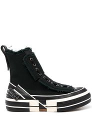 Y's Sneakers alte con bordi sfrangiati - Nero