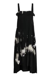 Y's floral-print midi dress - Nero