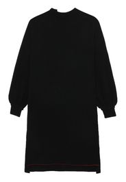 Y's crew-neck knitted dress - Nero