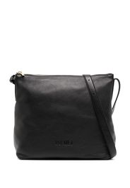 Yu Mei Braidy embossed-logo crossbody bag - Nero