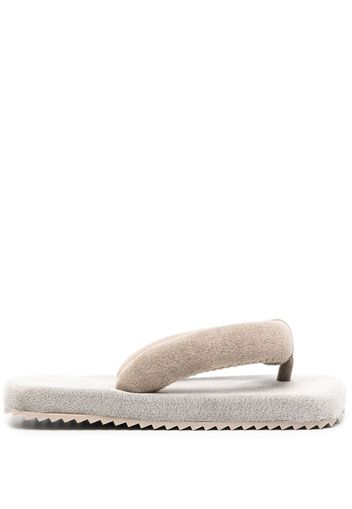 yume yume two-tone thong-strap sandals - Grigio