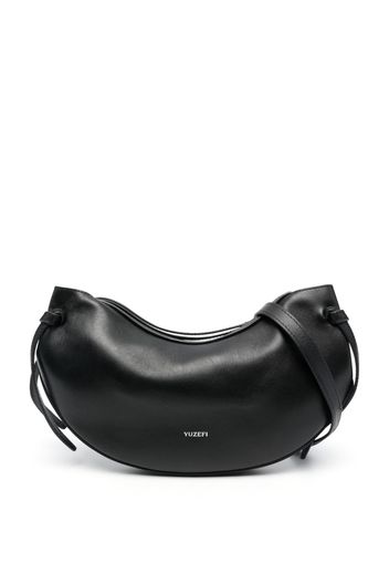 Yuzefi Fortune Cookie leather shoulder bag - Nero