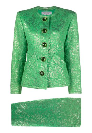 Yves Saint Laurent Pre-Owned Tailleur con gonna Pre-owned anni '80 - Verde
