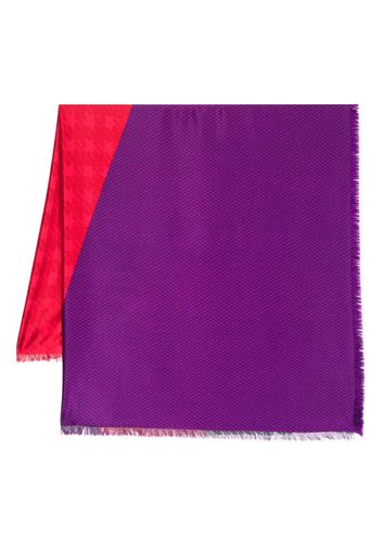 Yves Saint Laurent Pre-Owned Foulard con design color-block Pre-owned anni '80 - Rosso