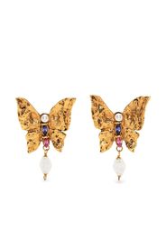 Yves Saint Laurent Pre-Owned Orecchini a farfalla - Oro