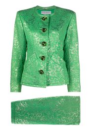 Yves Saint Laurent Pre-Owned Tailleur con gonna Pre-owned anni '80 - Verde