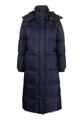 Yves Salomon Army reversible puffer coat - Blu