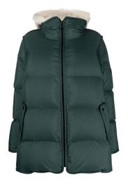 Yves Salomon Army Parka con shearling - Verde