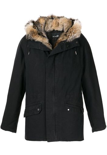 hooded parka coat