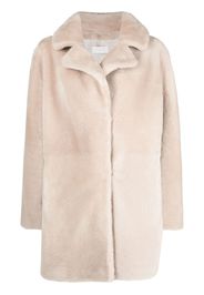 Yves Salomon Meteo fitted lamb-fur short coat - Toni neutri