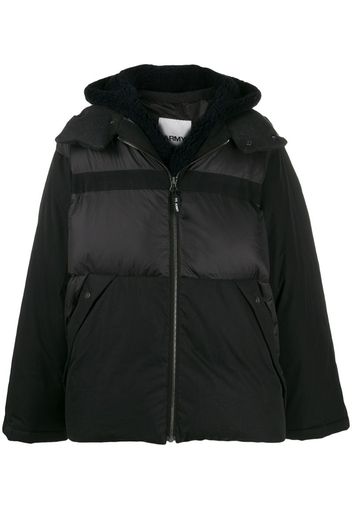 hooded padded coat