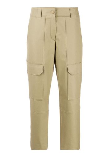 cropped cargo trousers