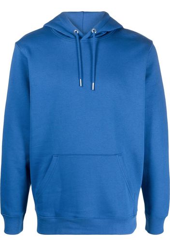 Yves Salomon drawstring organic-cotton hoodie - Blu
