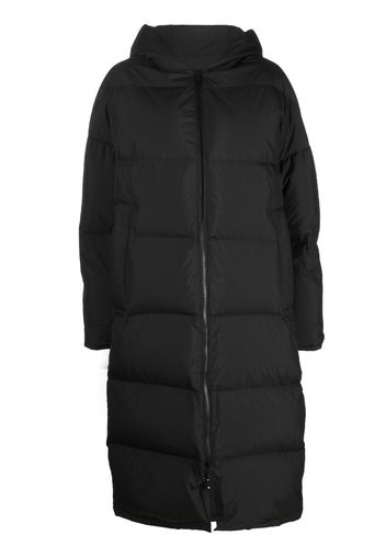 Yves Salomon Parka reversibile con cappuccio - Nero