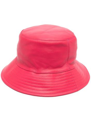 YVES SALOMON tonal-stitching bucket hat - Rosa