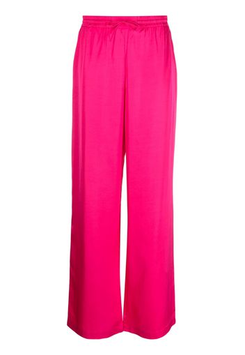 Yves Salomon plain palazzo pants - Rosa