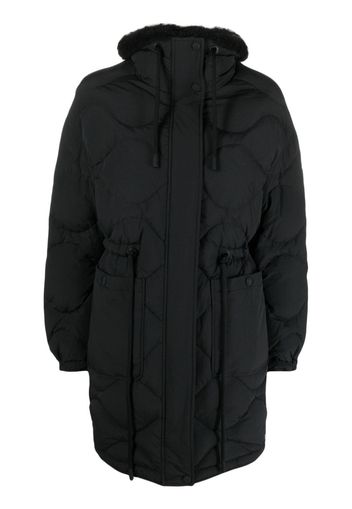 Yves Salomon water-repellent lightweight padded jacket - Nero