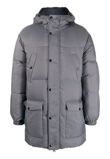 Yves Salomon reversible padded down coat - Blu