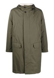 Yves Salomon shearling-lined hooded parka - Verde