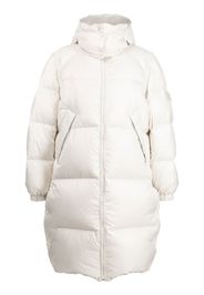 Yves Salomon Cappotto imbottito con zip - Bianco