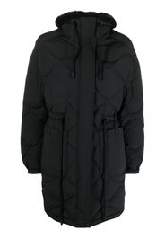Yves Salomon water-repellent lightweight padded jacket - Nero