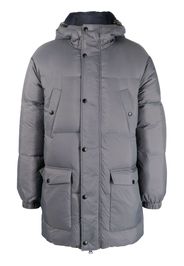 Yves Salomon reversible padded down coat - Blu