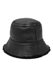 Yves Salomon reversible bucket hat - Nero