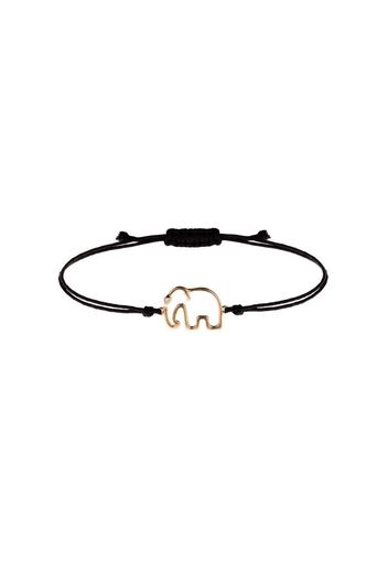 Bracciale con ciondolo elefante in oro 18kt e diamanti