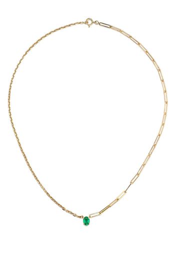 Yvonne Léon 18K yellow gold emerald necklace - Oro