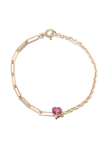 Yvonne Léon 18kt yellow gold Maxi rhodolite bracelet - Oro