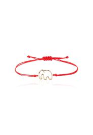 Bracciale con ciondolo elefante in oro 18kt e diamanti