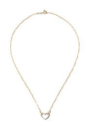 Yvonne Léon YVONN 18K YG .18CT GRY DIA HRT PNDNT - Oro