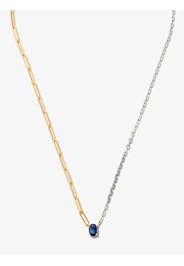 Yvonne Léon 9kt and 29kt gold sapphire necklace - Argento