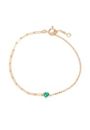 Yvonne Léon 18kt yellow gold Collier emerald bracelet - Oro