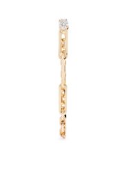 Yvonne Léon 18kt yellow diamond Solitaire chain drop earring - Oro