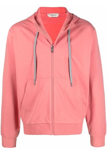 Z Zegna Felpa con zip - Rosa