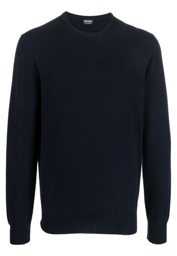 Z Zegna crew-neck cashmere jumper - Blu