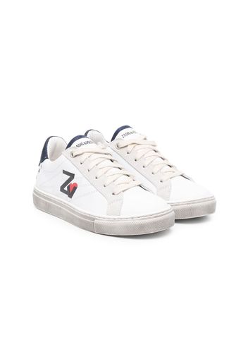 Zadig & Voltaire Kids Sneakers con logo - Bianco