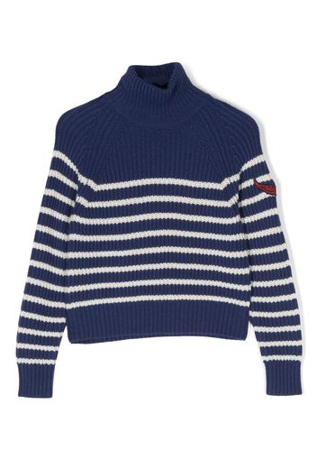 Zadig & Voltaire Kids Maglione a righe - Blu